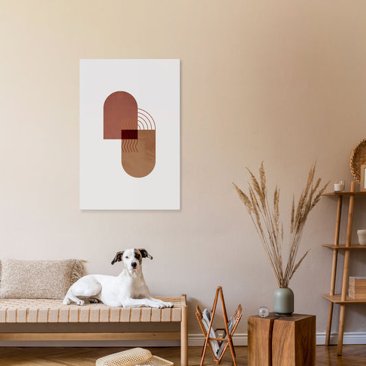 ECHOING DUET Vertical Canvas Print