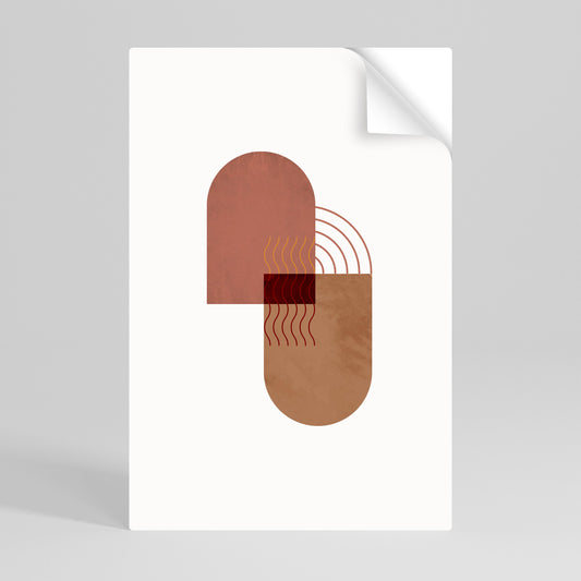ECHOING DUET Poster verticale staccabile e attaccabile