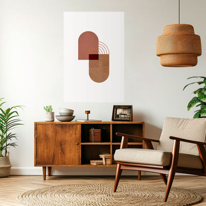 ECHOING DUET Poster verticale staccabile e attaccabile