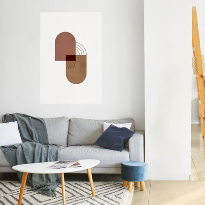 ECHOING DUET Poster verticale staccabile e attaccabile