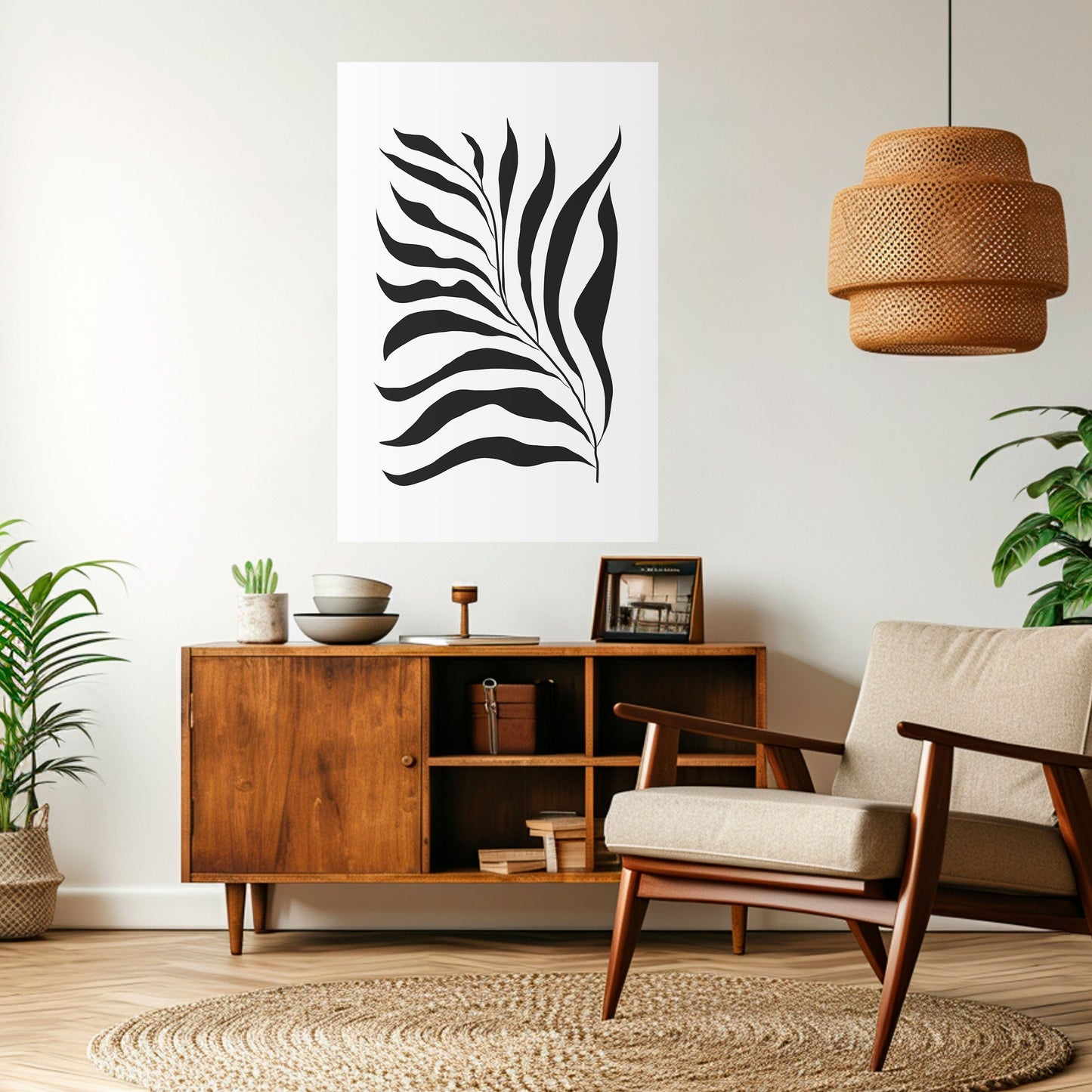 SHADOW PLANT Poster verticale staccabile e attaccabile