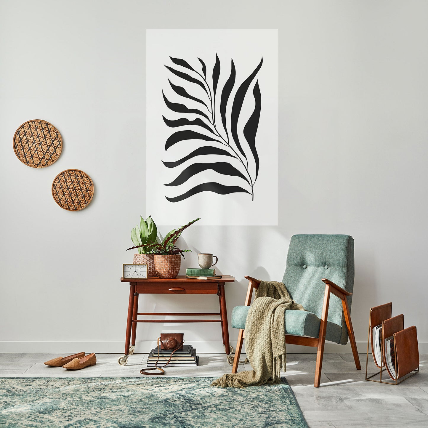 SHADOW PLANT Poster verticale staccabile e attaccabile