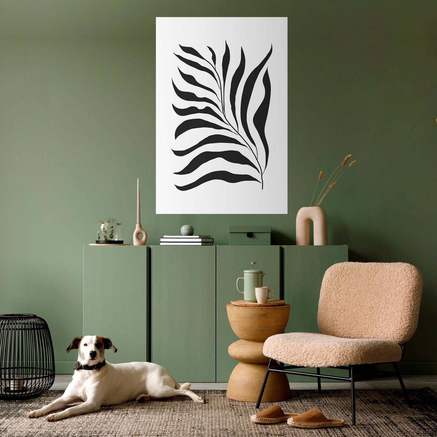 SHADOW PLANT Poster verticale staccabile e attaccabile