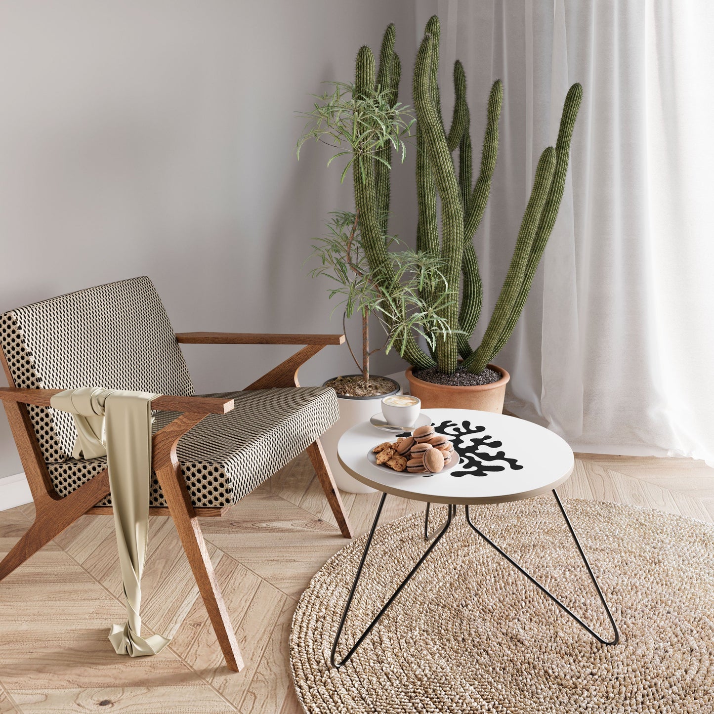 CHARCOAL CASCADE Small Coffee Table