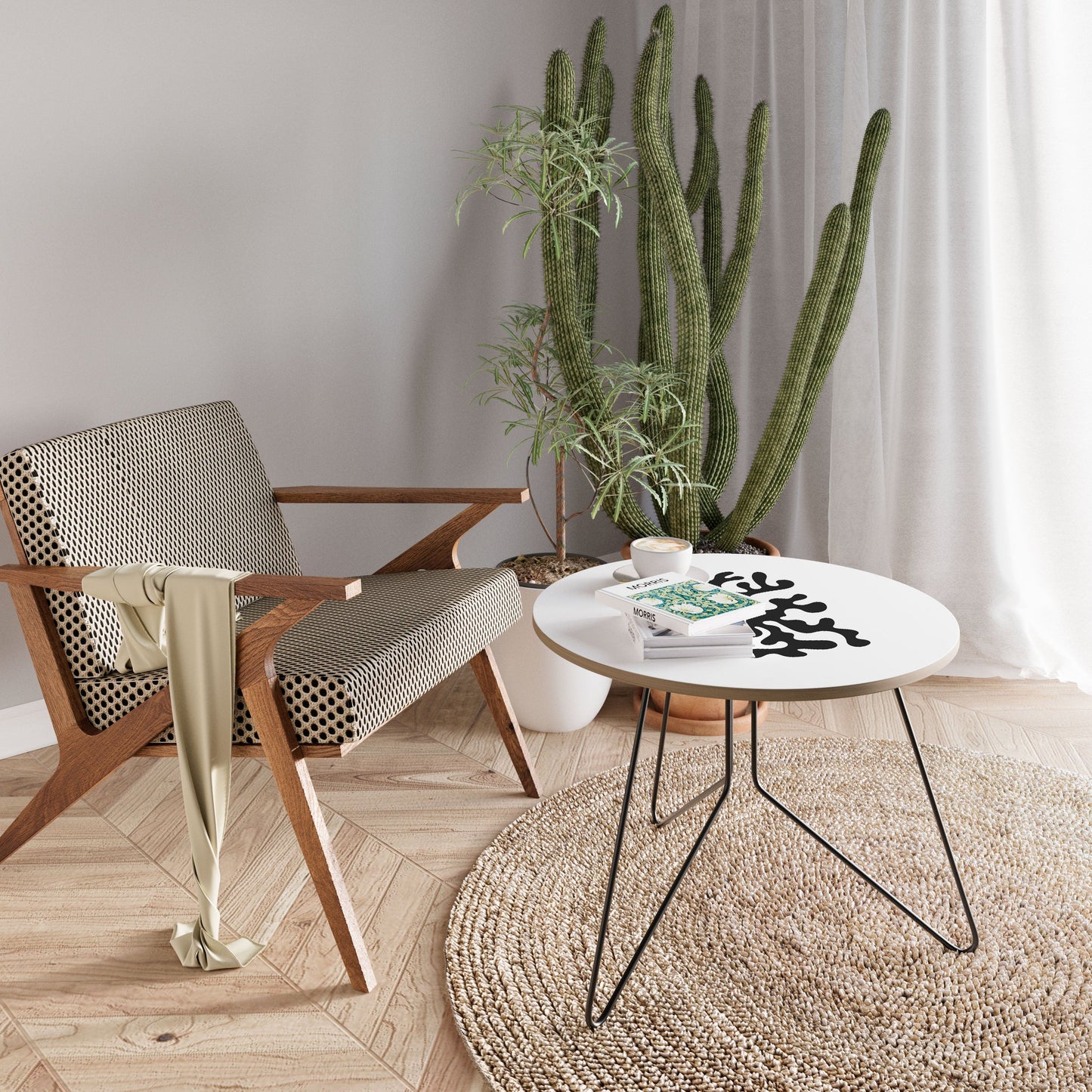 CHARCOAL CASCADE Large Coffee Table