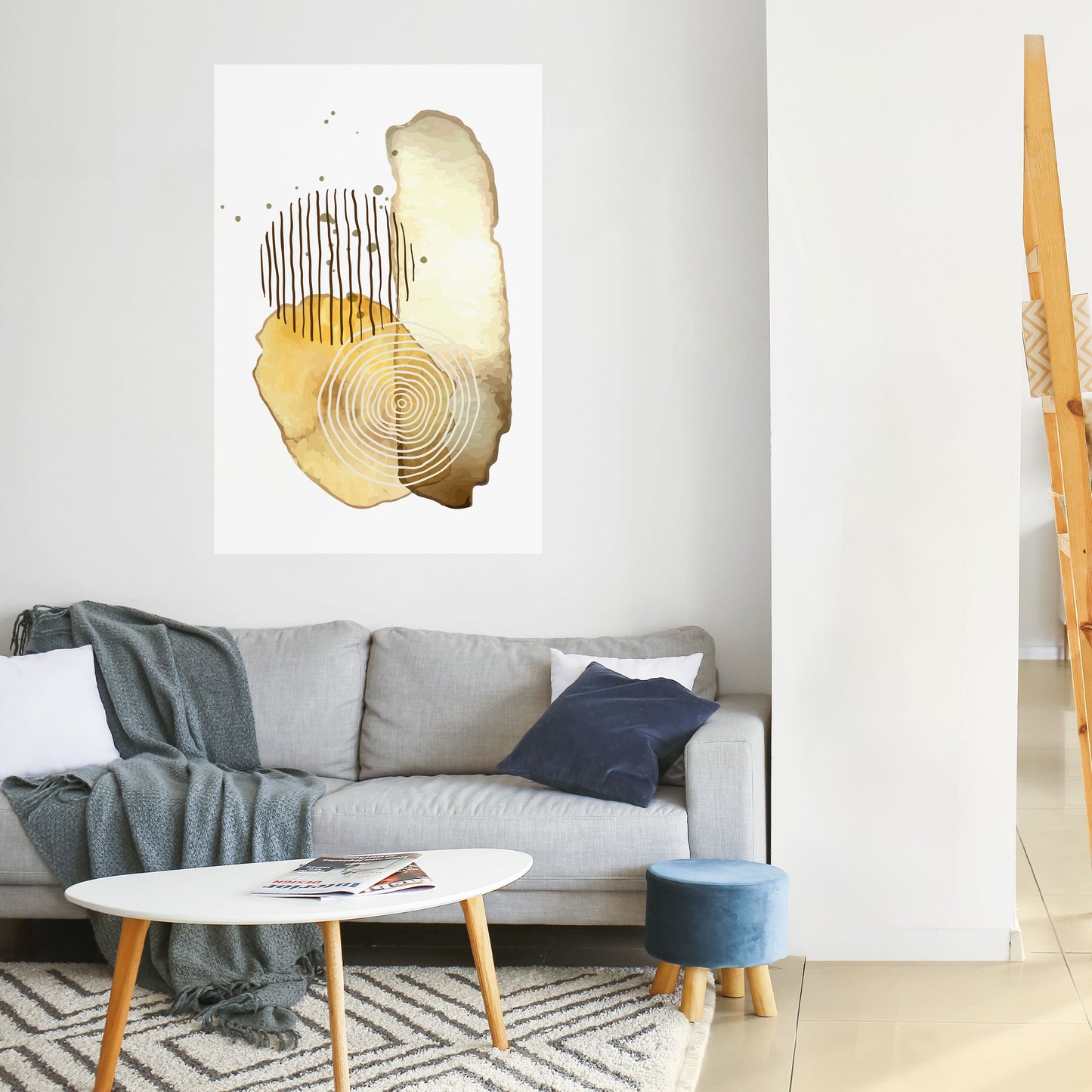 Poster verticale staccabile e attaccabile TRANSCENDENT TONES