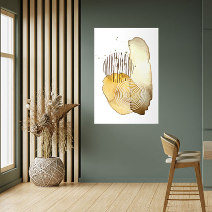 Poster verticale staccabile e attaccabile TRANSCENDENT TONES