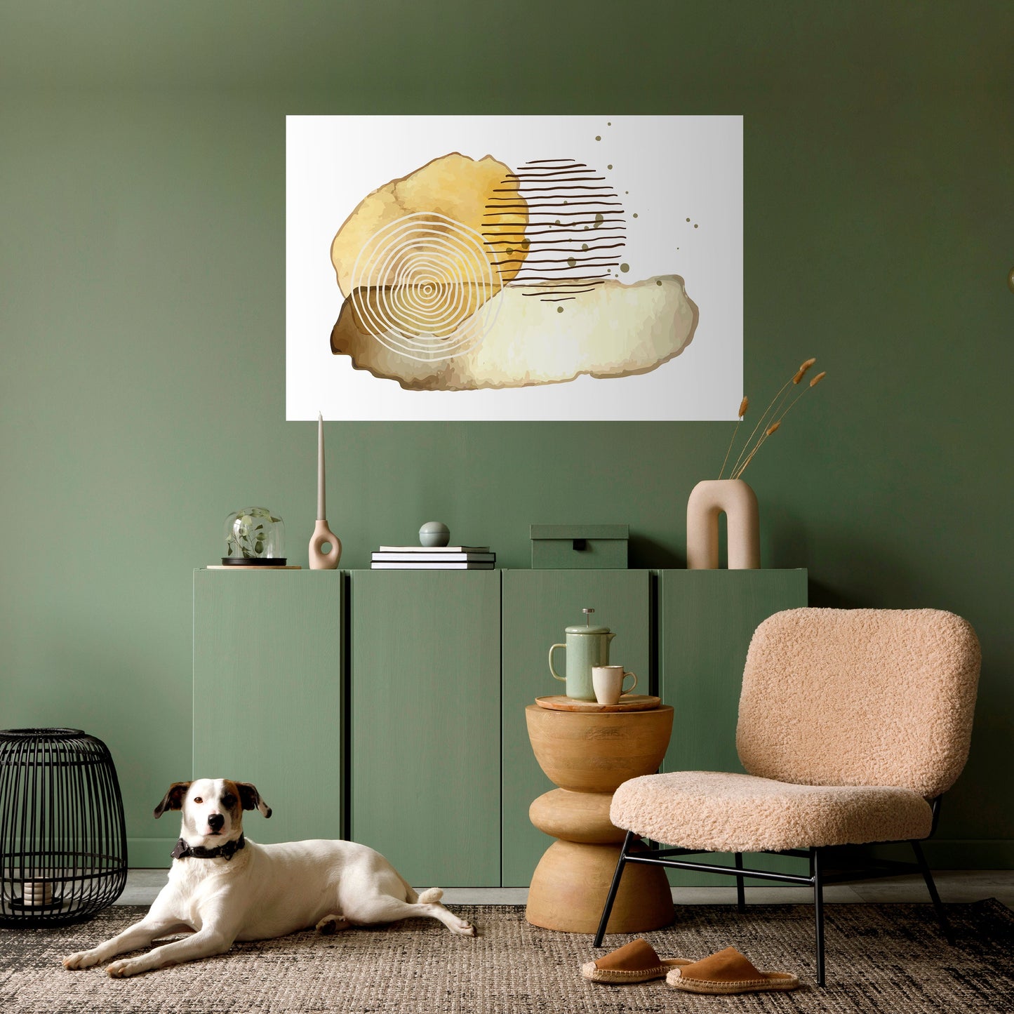 Poster orizzontale staccabile e attaccabile TRANSCENDENT TONES
