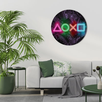 CYBERPUNK CHRONICLE Round Wall Art
