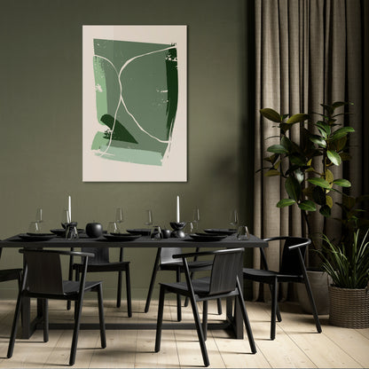 VERDANT HEAVEN Vertical Canvas Print
