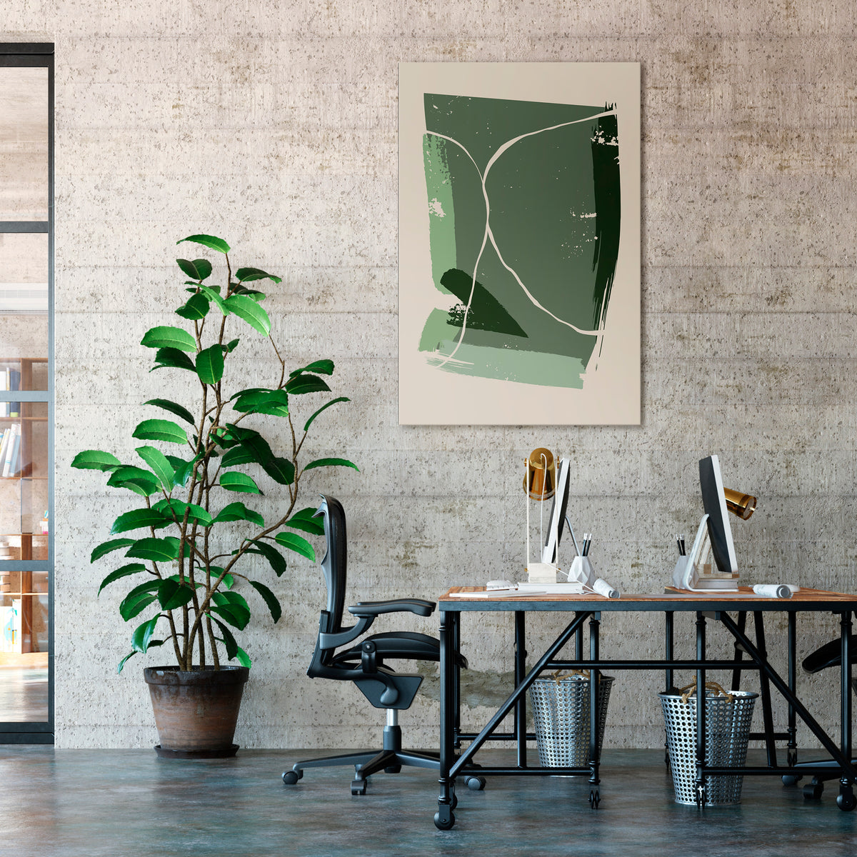 VERDANT HEAVEN Vertical Canvas Print