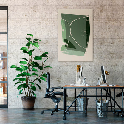 VERDANT HEAVEN Vertical Canvas Print