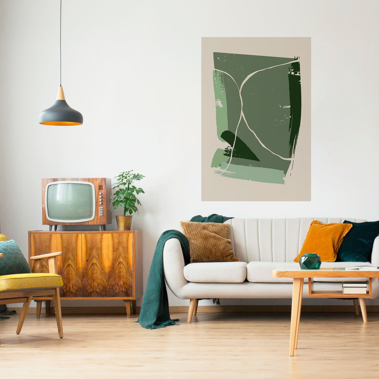 VERDANT HEAVEN Poster verticale staccabile e attaccabile