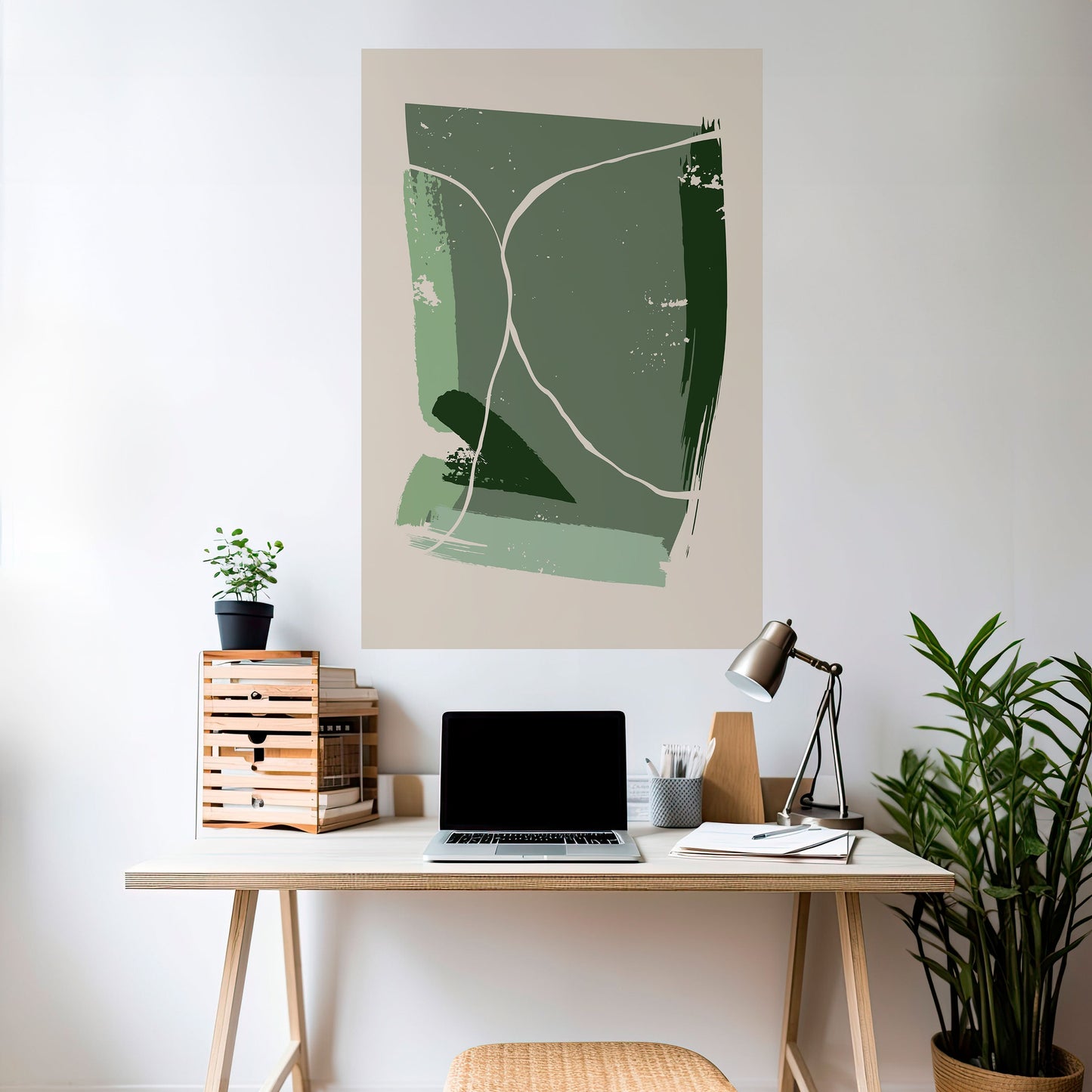 VERDANT HEAVEN Poster verticale staccabile e attaccabile