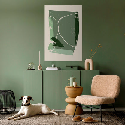VERDANT HEAVEN Poster verticale staccabile e attaccabile
