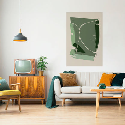 VERDANT HEAVEN Poster verticale staccabile e attaccabile