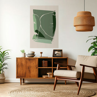VERDANT HEAVEN Poster verticale staccabile e attaccabile
