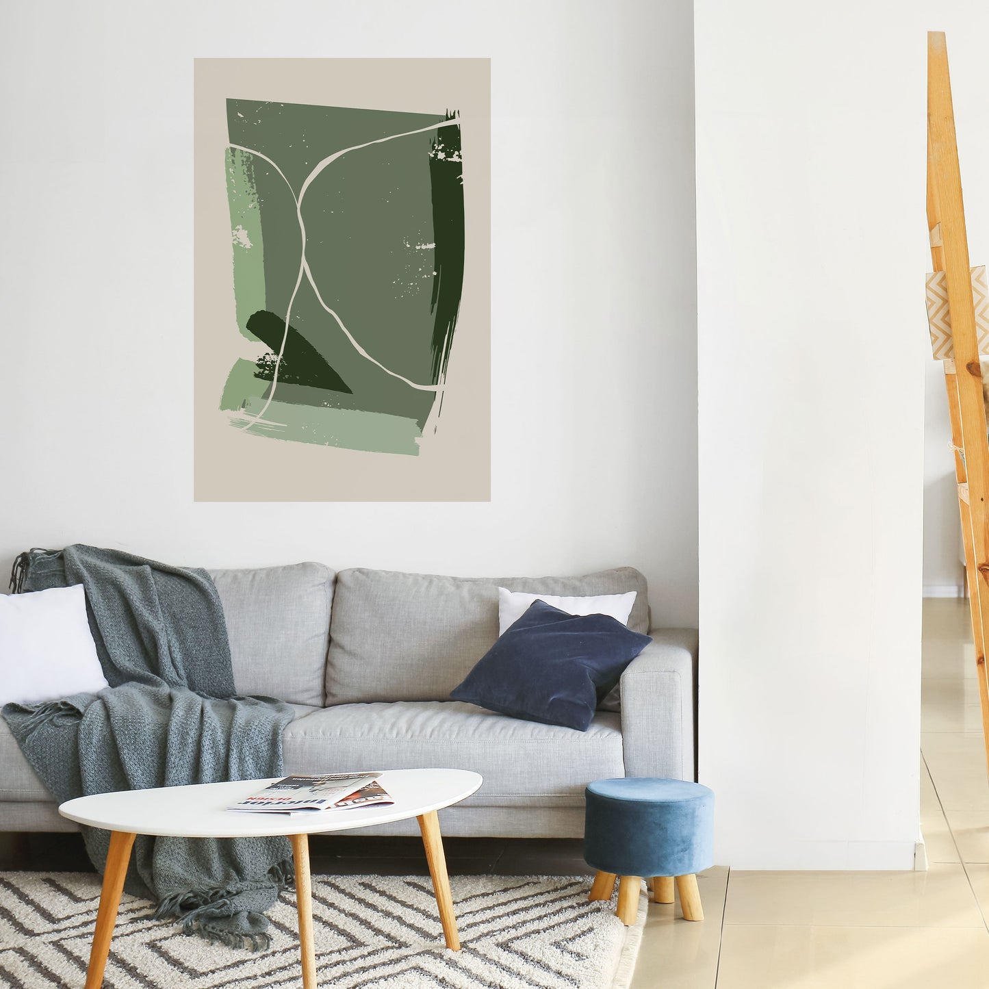 VERDANT HEAVEN Poster verticale staccabile e attaccabile