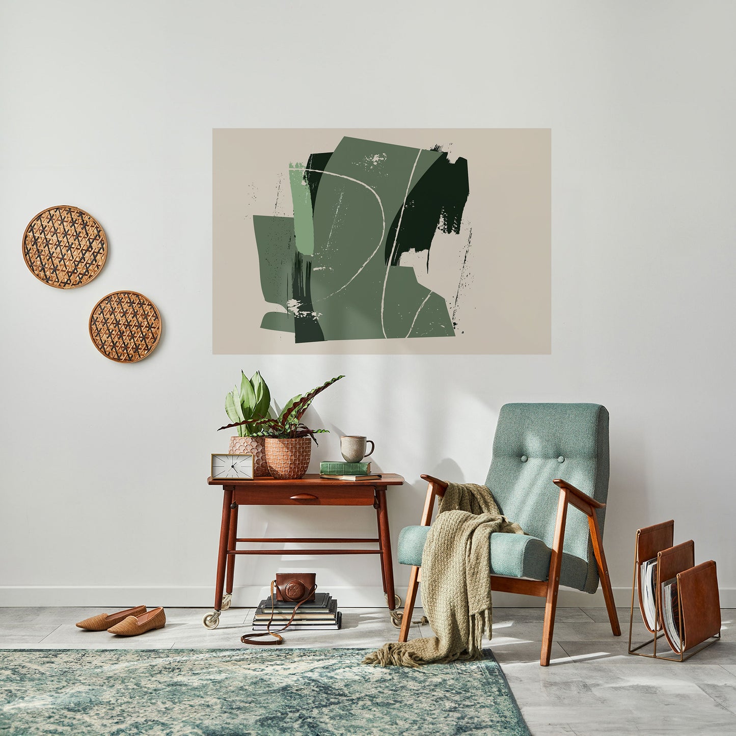 Poster orizzontale staccabile e attaccabile EVERGREEN ESCAPE