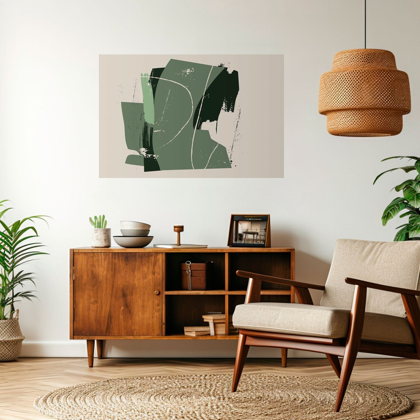 Poster orizzontale staccabile e attaccabile EVERGREEN ESCAPE