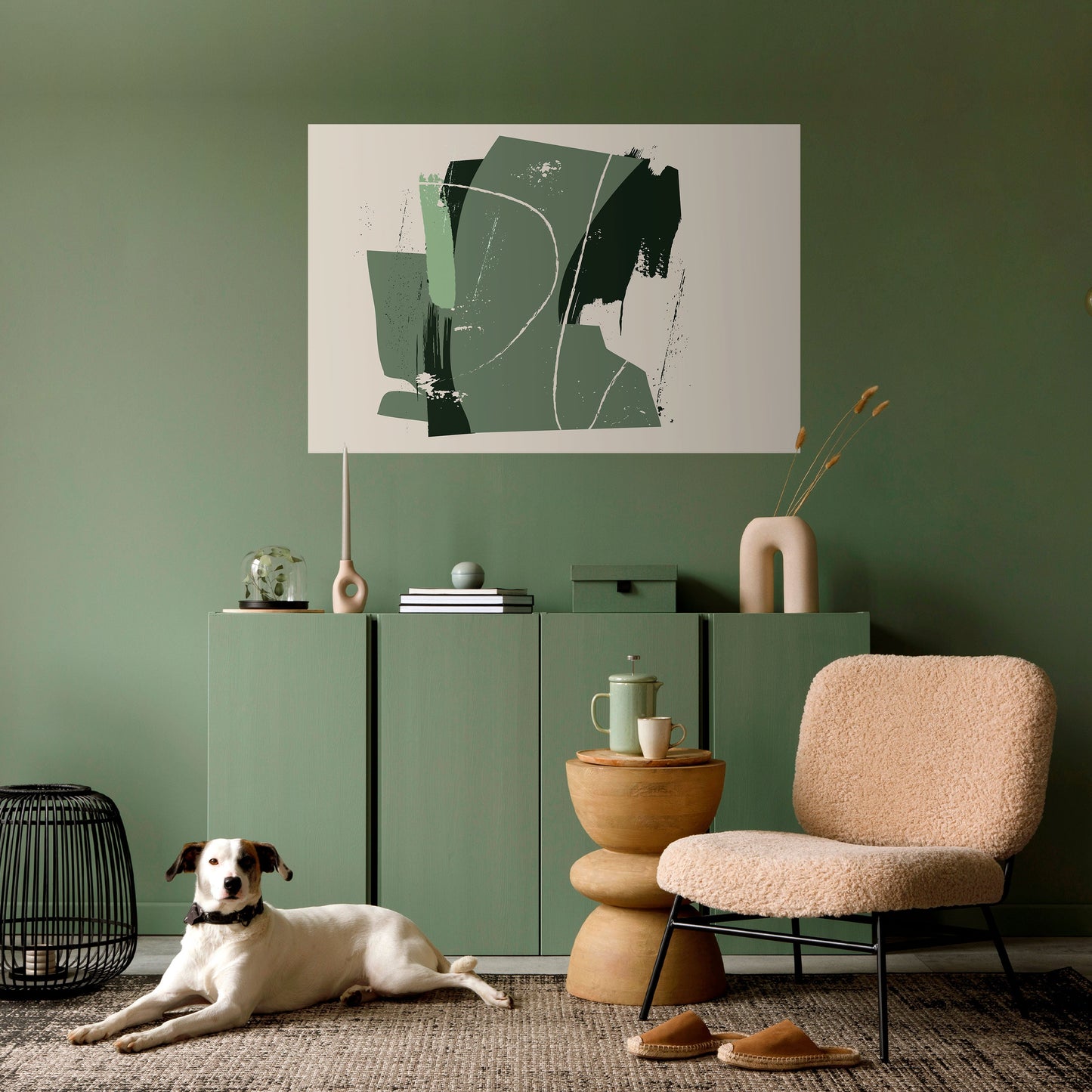 Poster orizzontale staccabile e attaccabile EVERGREEN ESCAPE
