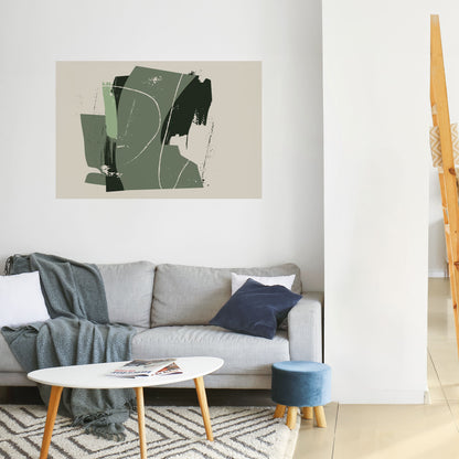 Poster orizzontale staccabile e attaccabile EVERGREEN ESCAPE