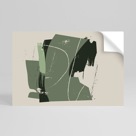 Poster orizzontale staccabile e attaccabile EVERGREEN ESCAPE