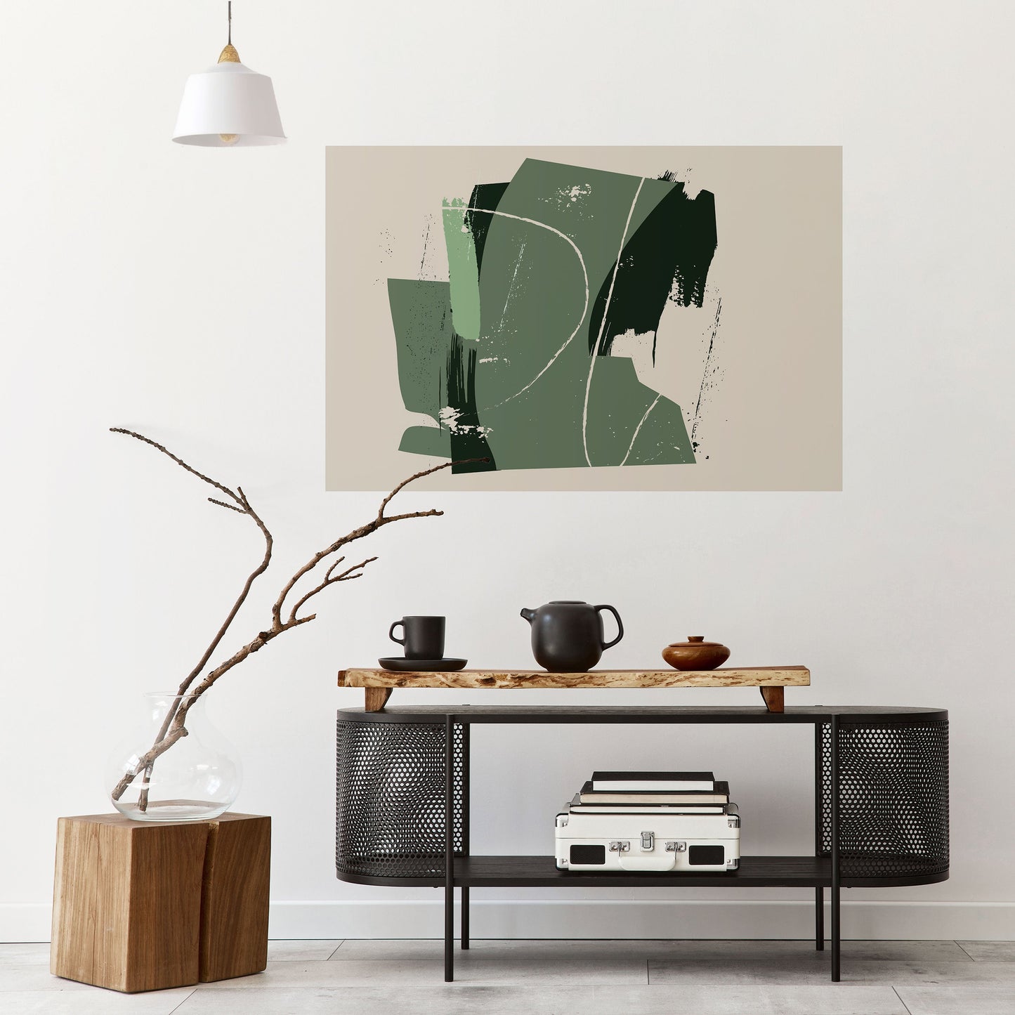 Poster orizzontale staccabile e attaccabile EVERGREEN ESCAPE