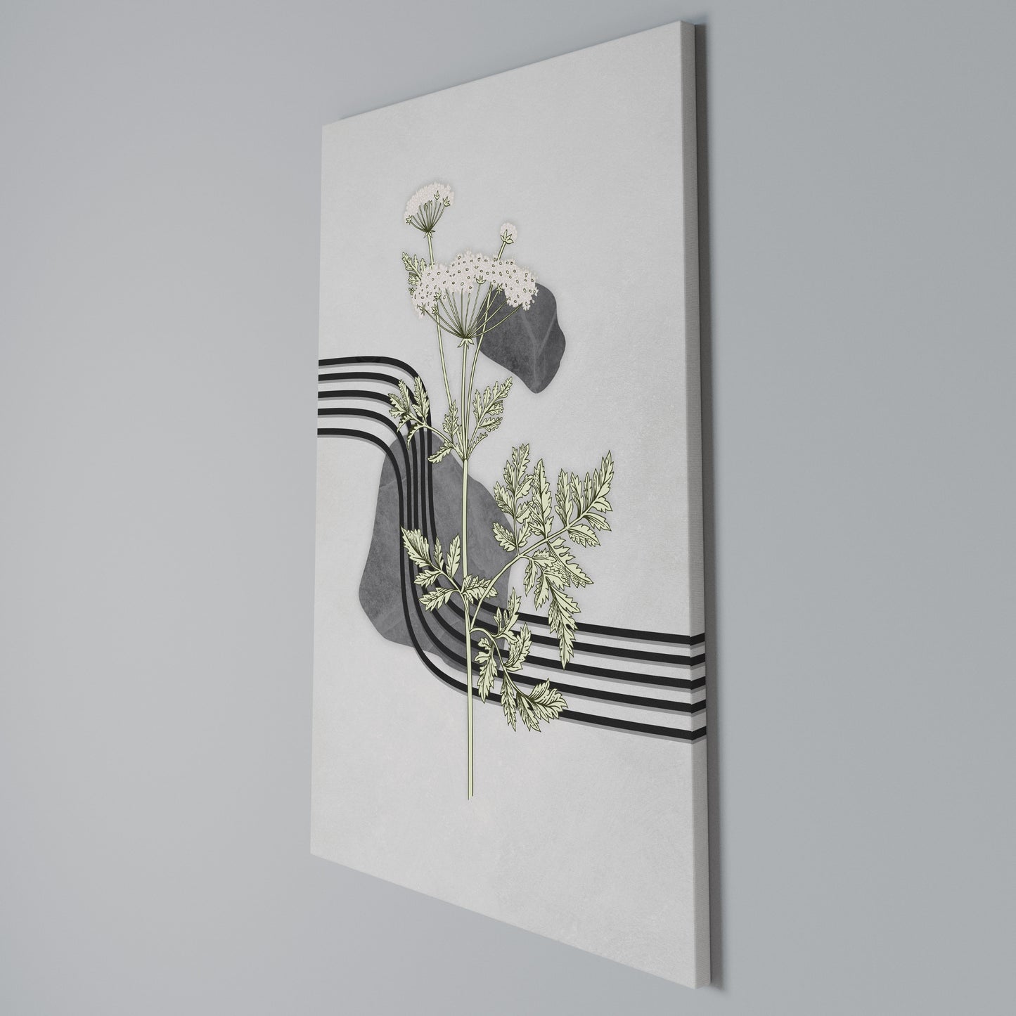 HERACLEUM ARRAY Vertical Canvas Print