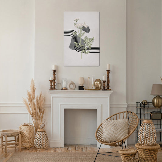 HERACLEUM ARRAY Vertical Canvas Print