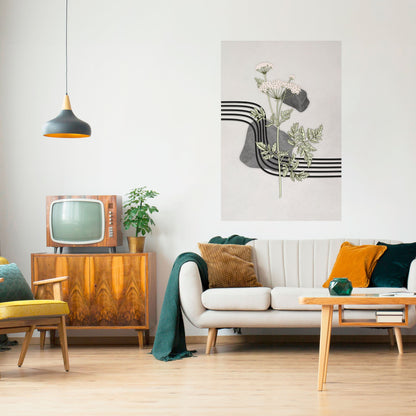 Poster verticale staccabile e attaccabile HERACLEUM ARRAY