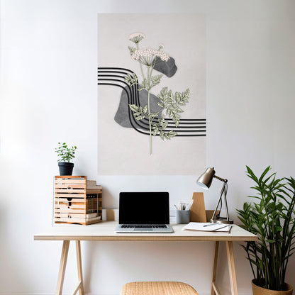 Poster verticale staccabile e attaccabile HERACLEUM ARRAY
