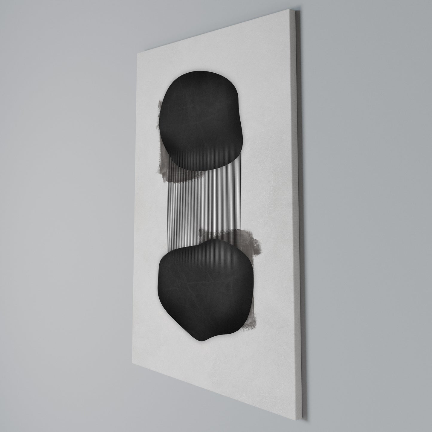 BLACK OVERTURE Stampa su Tela Verticale