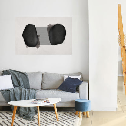Poster orizzontale staccabile e attaccabile BLACK OUVERTURE