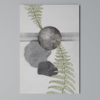FERN MELANCHOLY Stampa su Tela Verticale