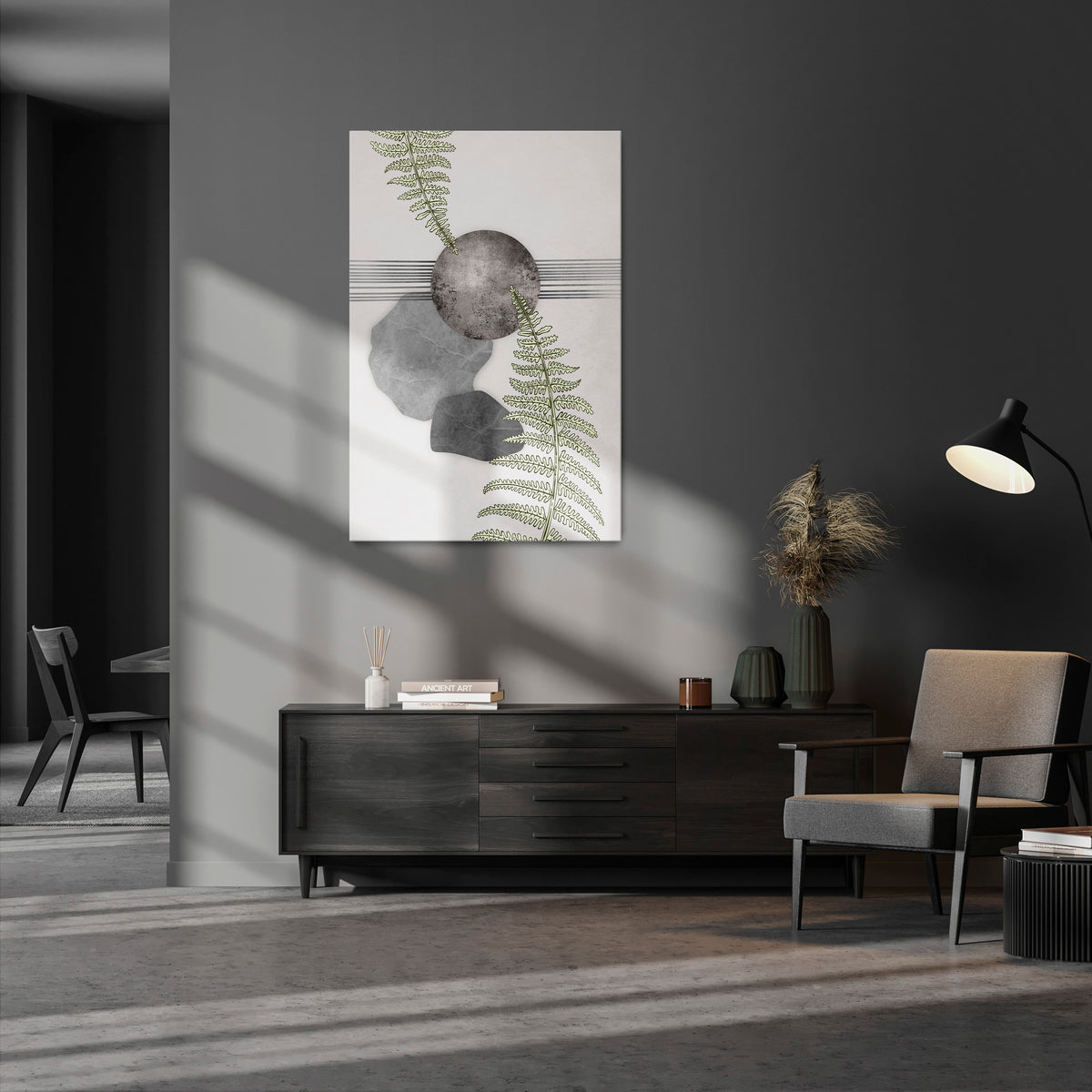FERN MELANCHOLY Stampa su tela verticale