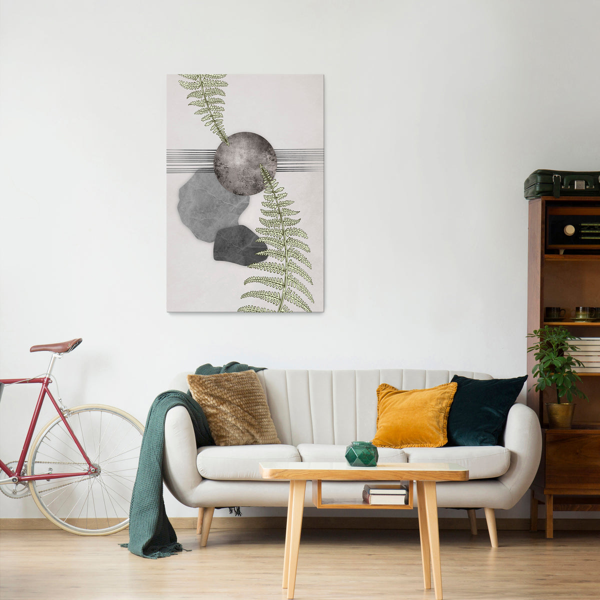 FERN MELANCHOLY Stampa su tela verticale