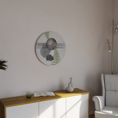 FERN MELANCHOLY Round Wall Art