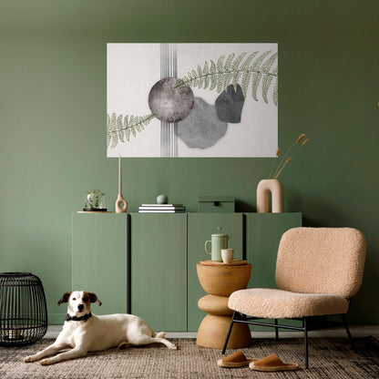 FERN MELANCHOLY Poster orizzontale staccabile e attaccabile