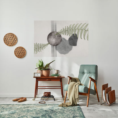 FERN MELANCHOLY Poster orizzontale staccabile e attaccabile