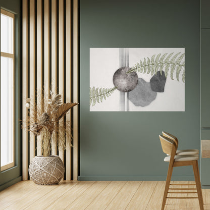 FERN MELANCHOLY Poster orizzontale staccabile e attaccabile