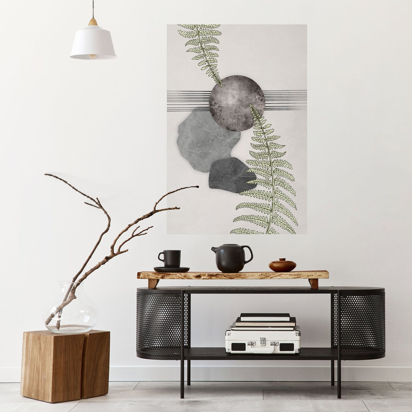 FERN MELANCHOLY Poster verticale staccabile e attaccabile