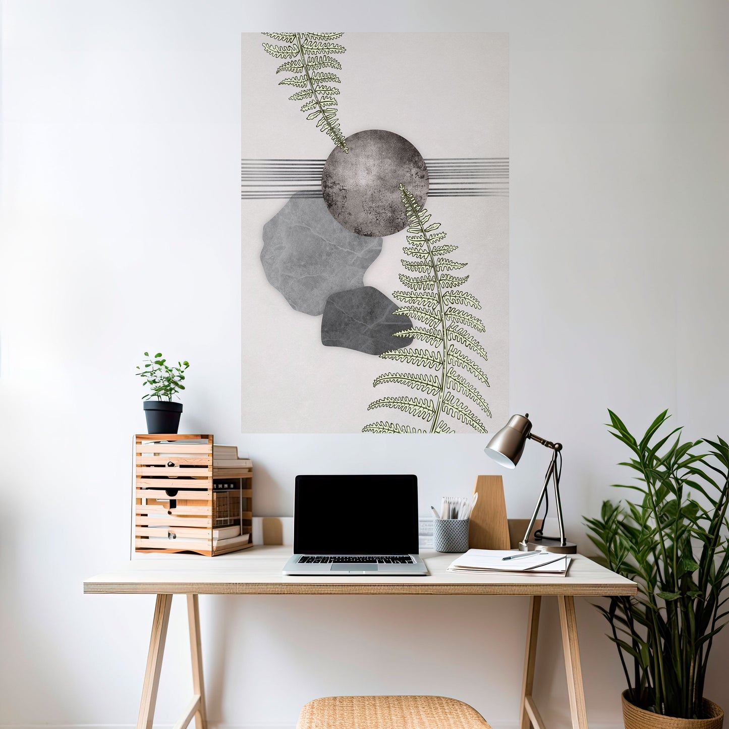 FERN MELANCHOLY Poster verticale staccabile e attaccabile