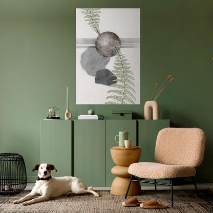 FERN MELANCHOLY Poster verticale staccabile e attaccabile