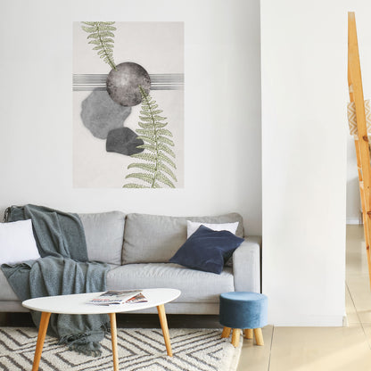 FERN MELANCHOLY Poster verticale staccabile e attaccabile