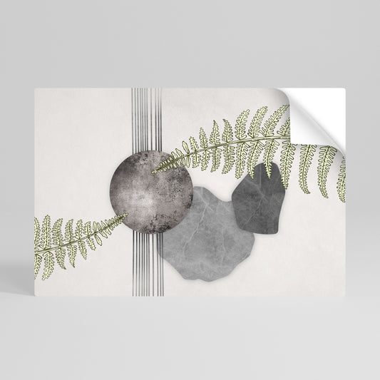FERN MELANCHOLY Poster orizzontale staccabile e attaccabile