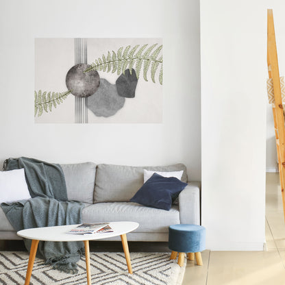 FERN MELANCHOLY Poster orizzontale staccabile e attaccabile
