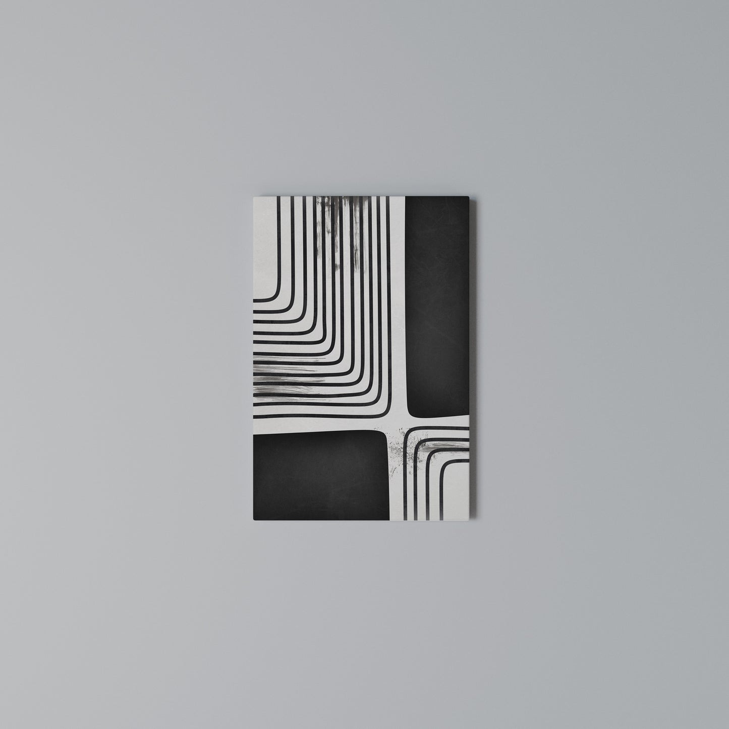 DARKSIDE OF THE LINE Vertical Canvas Print
