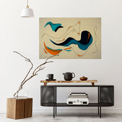 DREAMY DAZE Poster orizzontale staccabile e attaccabile