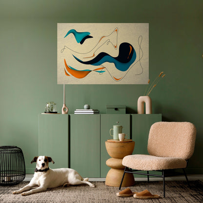 DREAMY DAZE Poster orizzontale staccabile e attaccabile